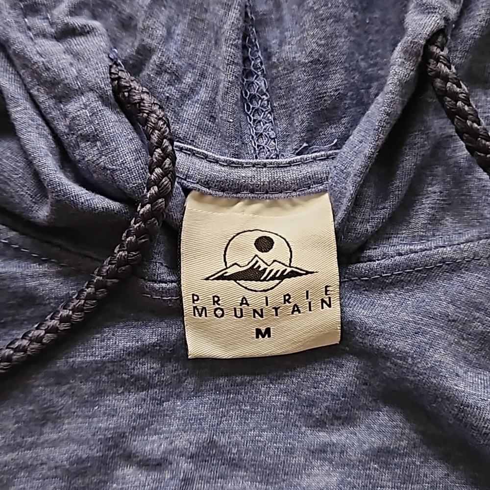 Outer Banks, NC, blue long sleeved, hooded Tshirt material, size M - Picture 4 of 5